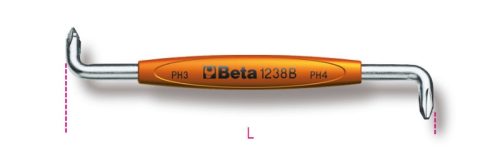 Beta 1238B Sarokcsavarhúzó Phillips®-csavarokhoz