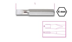   Beta 1256LP Csavarhúzóbetét 4 mm hasítottfejű csavarokhoz