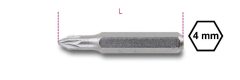   Beta 1256PZ 4 mm betét Pozidriv® - Supradriv® illesztésű csavarokhoz