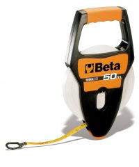   Beta 1694A/L Fogantyús mérőszalag, ütésálló ABS-ház, PVC borítású üvegszál szalag, Pontossági osztály: III