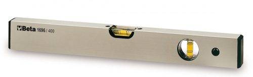 Beta 1696 Vízmérték eloxált alumíniumból, 2 törésbiztos libella, pontosság: 1 mm/m
