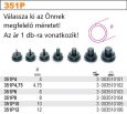 Beta 351P Peremező betétek a 350 típusú csőperemezőhöz