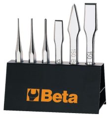   Beta 38/SP6 6 részes kiütő,pontozó , laposvágó és keresztvágó szerszám szerszám készlet tartóval