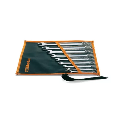 Beta 42MP/B9 9 darabos kombinált csavarkulcs-készlet, fényes krómozott (42MP tétel)