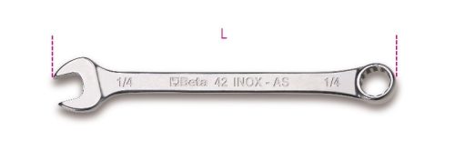 Beta 42INOX-AS Csillag-villáskulcs nemesacél