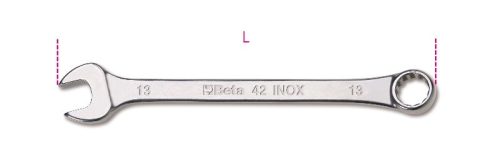 Beta 42INOX csillag-villáskulcs nemesacél