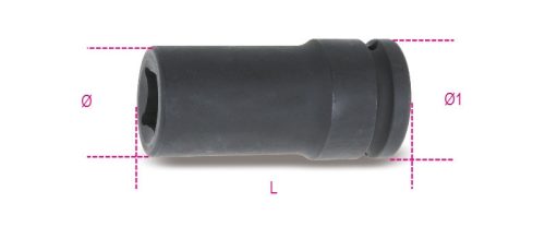 Beta 728LQ Hosszú gépi dugókulcs 
