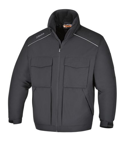 Beta 7750N Bomber munkadzseki, sokzsebes,
100% poliészter, 100% poliészter vattázás,
120 g/m2, fekete