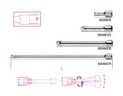 Beta 920AN 1/2”-os gömbvégű toldó