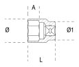 Beta 920B 1/2”-os tizenkétszögű dugókulcs