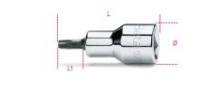   Beta 920TX 1/2"-os Torx® imbusz-dugókulcs, krómozott, barnított hegy