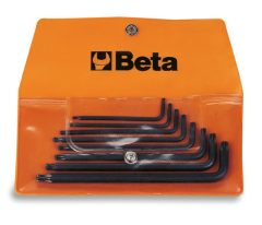   Beta 97BTX/B8 8 részes hajlított gömbfejű Torx® imbuszkulcs szerszám készlet műanyag dobozban