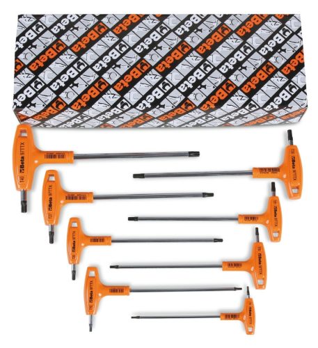Beta 97TTX/S 8 darabos hajlított csavarhúzó készlet markolattal Torx® csavarokhoz 