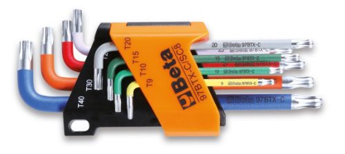 Beta 97BTX-C/SC8 színezett imbuszkulcskészlet Torx® 8 Ddb-os