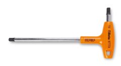   Beta 97TTX T-szárú Torx®-imbuszkulcs, műanyag markolattal, krómozott, fekete hegyek