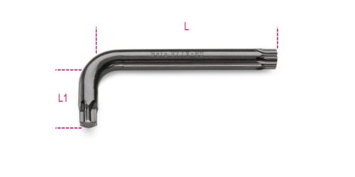 Beta 97TX Hajlított Torx(R)-imbuszkulcs, barnított