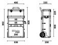 Beta C41H - 4100H Két modulos szerszámkocsi