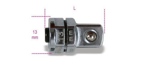 Beta 123Q3/8 Adapter gyorscsatlakozóval 3/8" 13 mm-es racsniskulcshoz 13