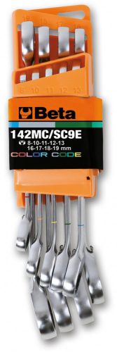 Beta 142MC/SC9I színezett csillag-villáskulcs készlet 9db-os