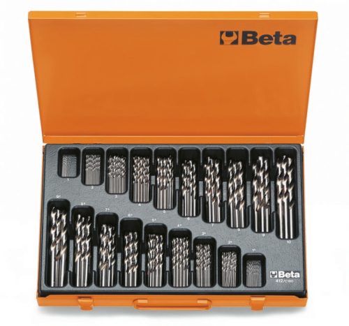 Beta 412/C150 rövid csigafúró szerszám készlet kofferban