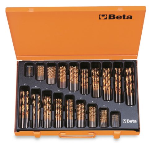 Beta 414/C116 rövid csigafúró szerszám készlet kofferban