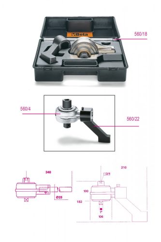 Beta 560/C4+ Nyomatéksokszorozó alkatrészei