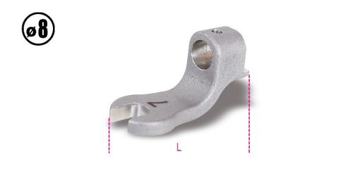 Beta 641 Villáskulcs fejek a 604B/5 és a 604B/10 modellhez Külső négyszög: 8 mm