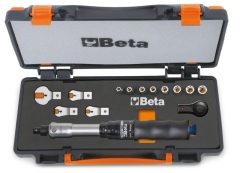   Beta 671B/C5 1 nyomatékkulcs 604B/5, 1 irányváltós racsni, 8 hatlapú dugókulcs és 4 villáskulcs