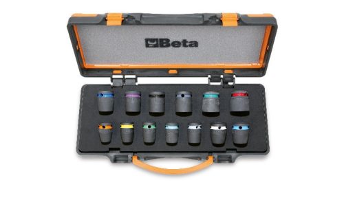 Beta 720MC/C13 12 db gépi dugókulcs, színezett