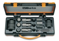 Beta 727/C16 12 csavarhúzóbetét és 4 tartozék