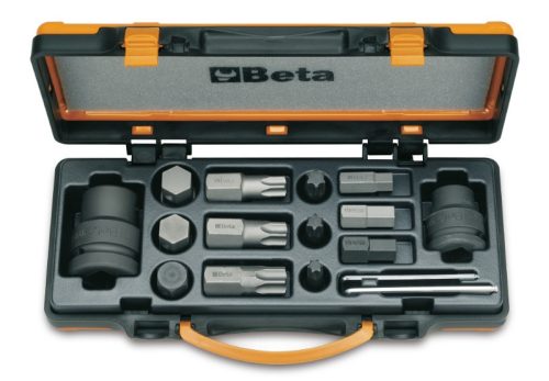 Beta 727/C16 12 csavarhúzóbetét és 4 tartozék