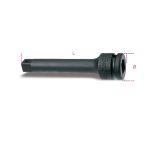   Beta 730/21 1,1/2"-os négyszögletes toldó, foszfátozott