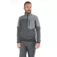 Beta 7643G Rövid cipzáras hosszú ujjú felső 280 g/m2, antracit/világos szürke