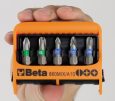 Beta 860MIX/A10 10 csavarhúzóbetét és mágneses betéttartó, műanyag dobozban 