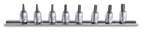 Beta 900TX/SB8 8 darabból álló külső dugókulcs készlet Torx csavarokhoz (900TX cikk.) tartóban