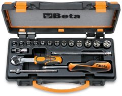   Beta 900/C13-5 13 hatlapú dugókulcs és 5 tartozék, fémdobozban
