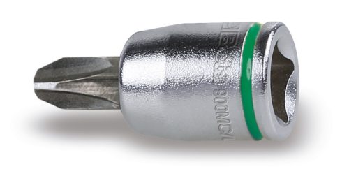 Beta 900MC/PH Dugókulcs keresztfejű Phillips® csavarokhoz, színezett, 1/4"-os, krómozott, barnított betétek