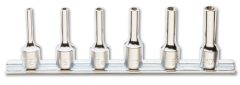   Beta 910FTX-L/SB6 6 részes hosszú dugókulcs szerszám készlet Torx®-csavarokhoz (910FTX/L cikk) tartón