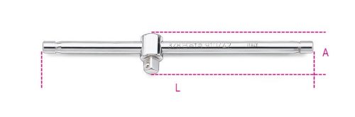 Beta 910/42 3/8”-os csúszkás T-hajtószár