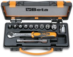 Beta 910A/C10 10 dugókulcs és 2 tartozék fémdobozban 