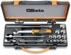 Beta 910AS/C13 13 dugókulcs és 5 tartozék fémdobozban 