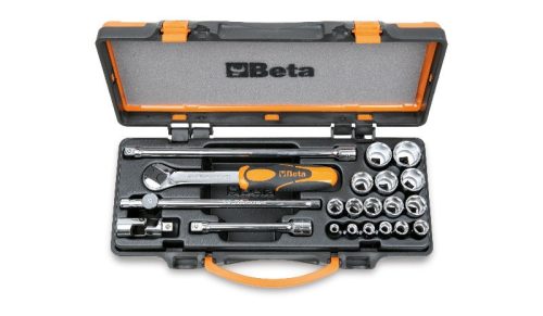 Beta 910A/C16Q 16 dugókulcs és 5 tartozék fémdobozban 