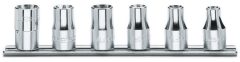   Beta 920FTX/SB6 6 részes dugókulcs szerszám készlet Torx®-csavarokhoz (920FTX cikk) tartóval