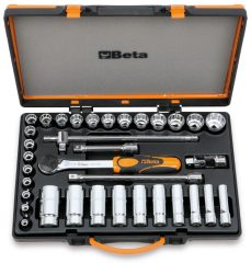 Beta 920B/C30Q 30 dugókulcs és 5 tartozék fémdobozban