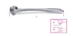   Beta 920/55INOX Irányváltós emelő 1/2"-es pozitív szögletes csatlakozóval, rozsdamentes acélból