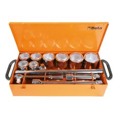 Beta 929/C8 8 dugókulcs és 5 tartozék, fémdobozban