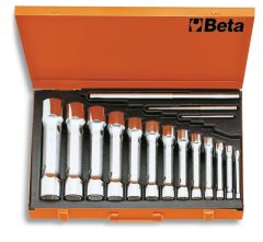   Beta 930/C13  13 részes erősített tizenkétszögű csőkulcs szerszám készlet kofferban 