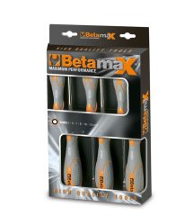   Beta 943BX/D6 6 részes dugókulcs-csavarhúzó szerszám készlet bi-materiál nyéllel