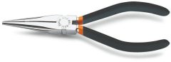   Beta 1009 160 Extra hosszú, félkerekcsőrű műszerészfogó kétrétegű csúszásmentes PVC-bevonattal 