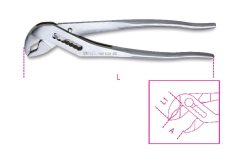   Beta 1048INOX ​Zártkapcsos állítható csipesz, rozsdamentes acélból
